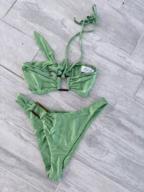 Rincon Sage Green Bikini Set - Women